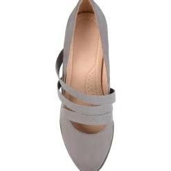 Loren Faux Suede Strappy Heels