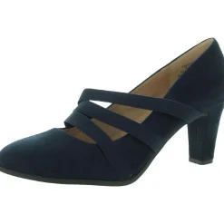 Loren Faux Suede Strappy Heels