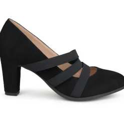 Loren Faux Suede Strappy Heels