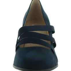 Loren Faux Suede Strappy Heels