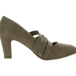 Loren Faux Suede Strappy Heels