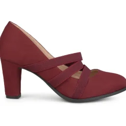 Loren Faux Suede Strappy Heels