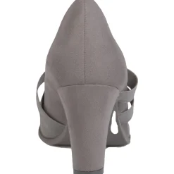 Loren Faux Suede Strappy Heels