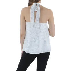 Loren Polka Dot Open Back Halter Top