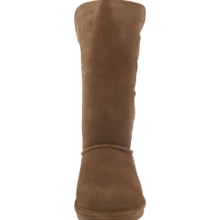 Lori Fur Trimmed Suede Shearling Boots