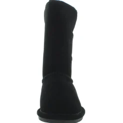 Lori Fur Trimmed Suede Shearling Boots