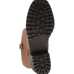 Lorielle Leather Block Heel Mid-Calf Boots