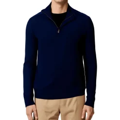 Lorman Zipper Wool Pullover Sweater