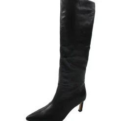 Lorthey Leather Pointed Toe Knee-High Boots