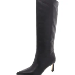 Lorthey Leather Pointed Toe Knee-High Boots