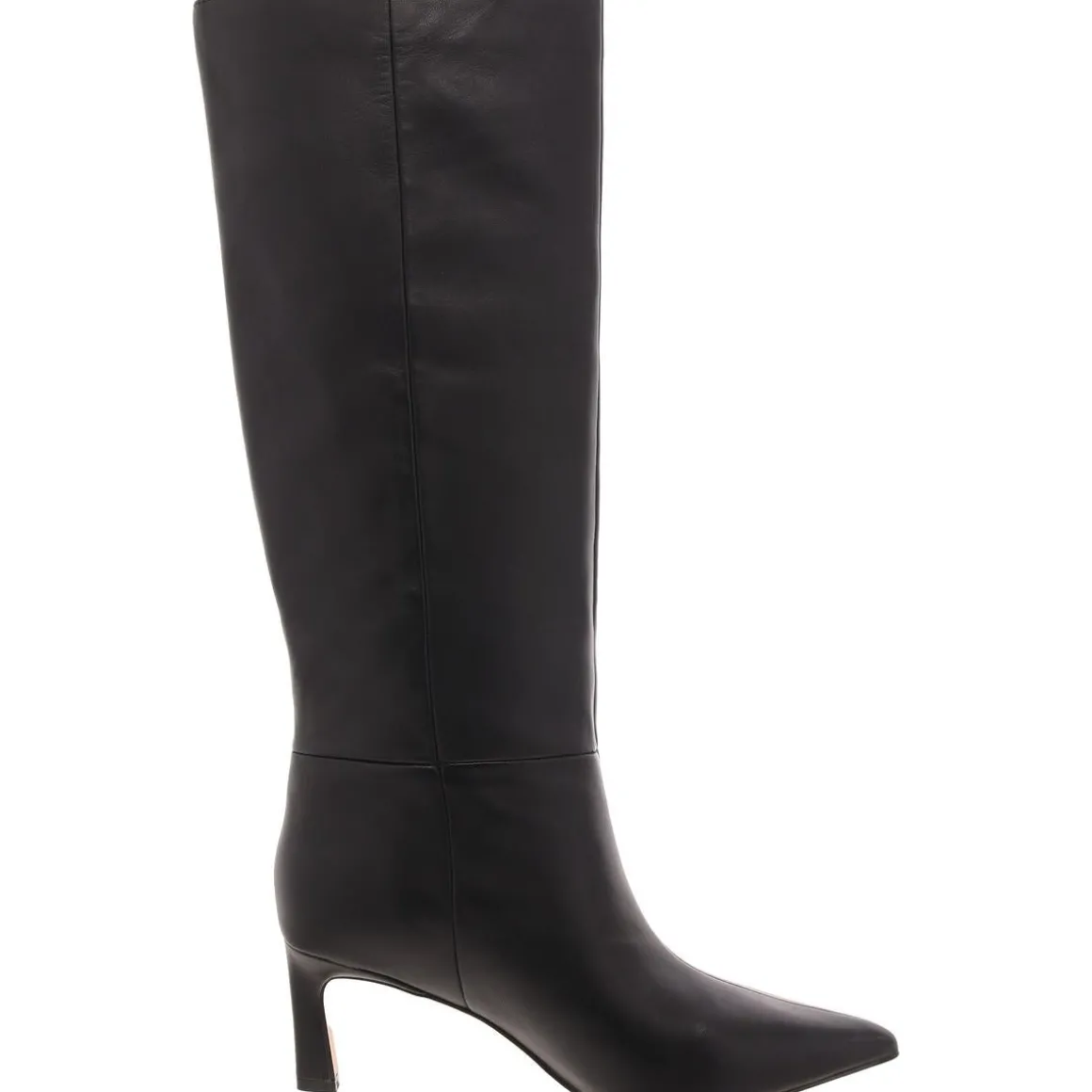 Lorthey Leather Pointed Toe Knee-High Boots