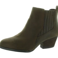 Lou Solid Faux Leather Chelsea Boots