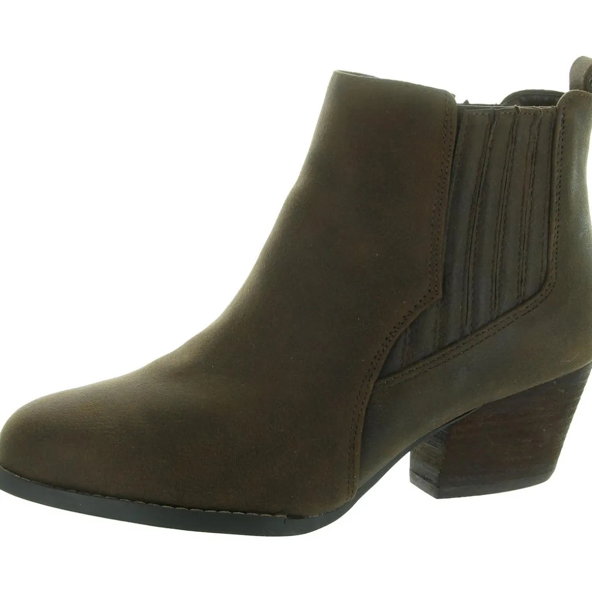 Lou Solid Faux Leather Chelsea Boots