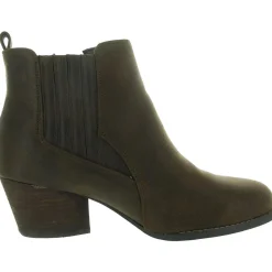 Lou Solid Faux Leather Chelsea Boots