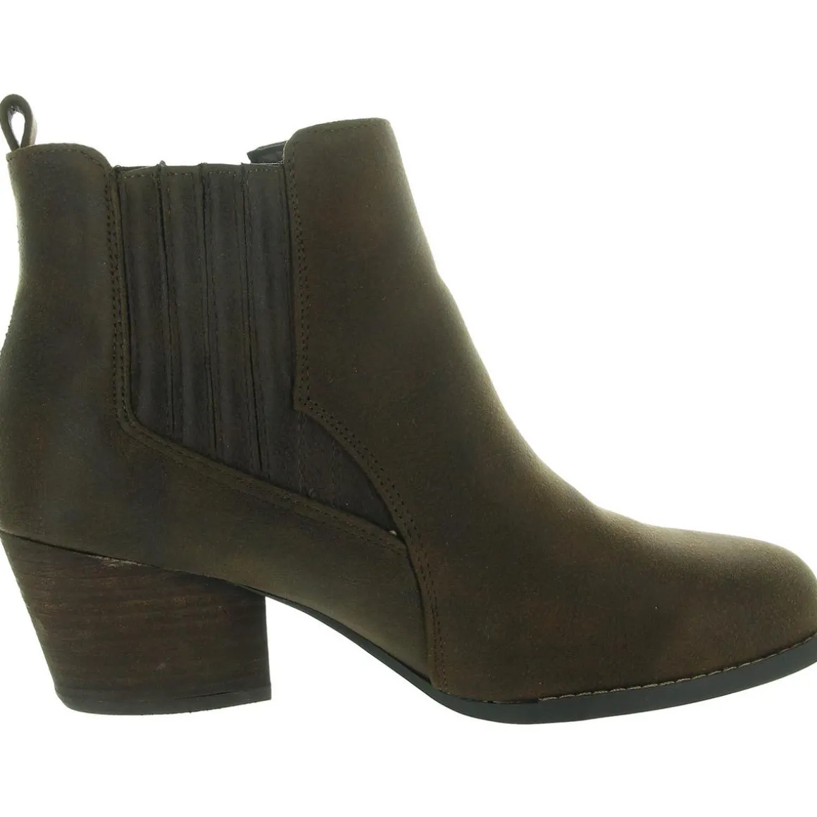 Lou Solid Faux Leather Chelsea Boots