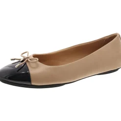 LUCI Faux Leather Slip On Flat Shoes