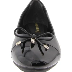 LUCI Faux Leather Slip On Flat Shoes