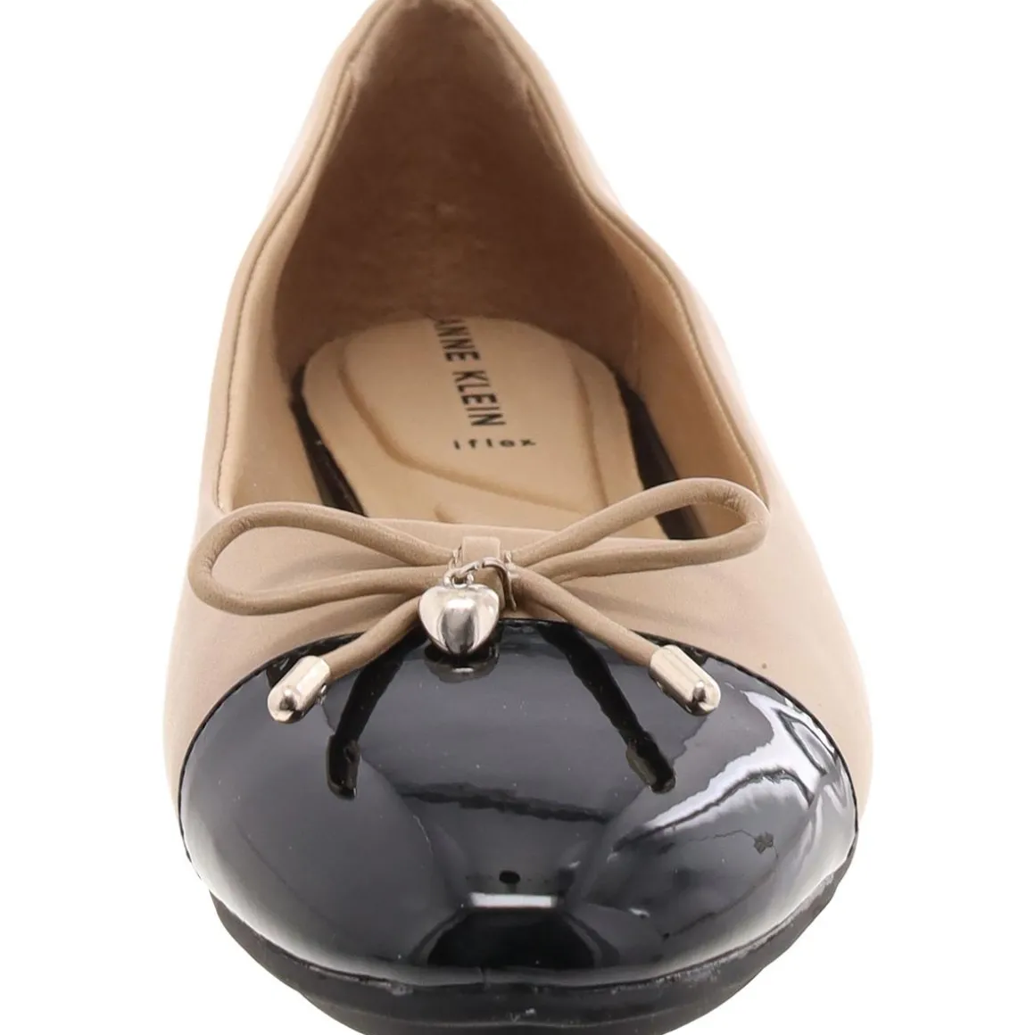 LUCI Faux Leather Slip On Flat Shoes