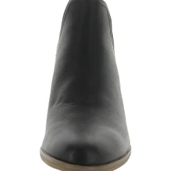 Lucille Round Toe Slip On Ankle Boots