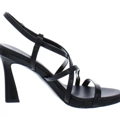 Luisa Cushioned Footbed Strappy Heels