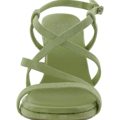 Luisa Cushioned Footbed Strappy Heels