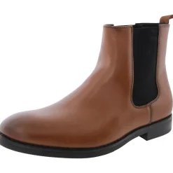 Luka 2 Faux Leather Pull On Chelsea Boots