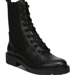 Lydell Mixed Media Lace Up Ankle Boots