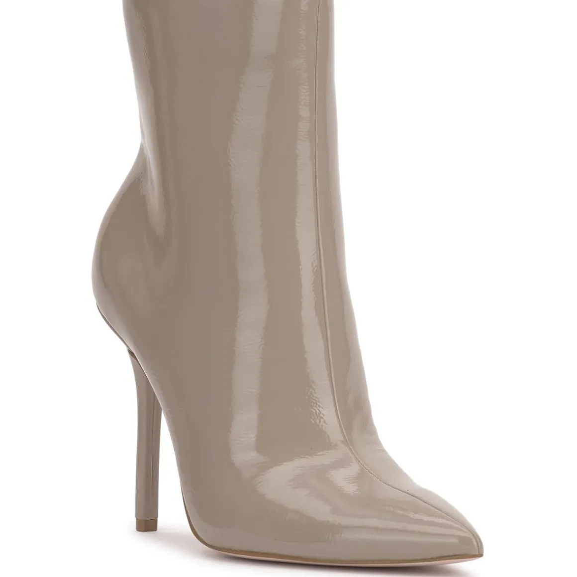 Lyren Patent Pointed Toe Ankle Boots