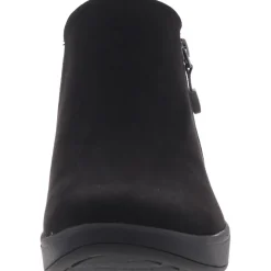 Lyrical Zipper Faux Suede Wedge Boots