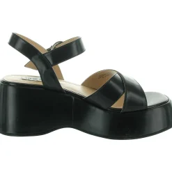 Mabel Adjustable Faux Leather Platform Sandals