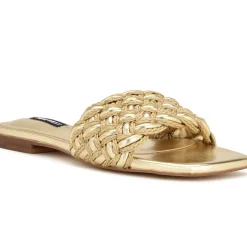 Maci 2 Woven Slip On Slide Sandals