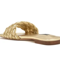 Maci 2 Woven Slip On Slide Sandals