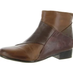 Maci Leather Patent Ankle Boots