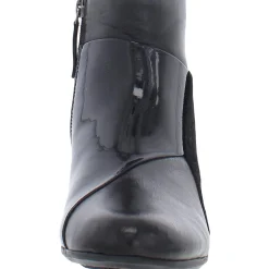 Maci Leather Patent Ankle Boots