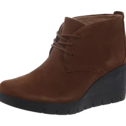 Madera Lace Suede Lace Up Ankle Boots