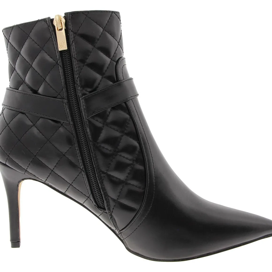 Magdalena Faux Leather Quilted Booties