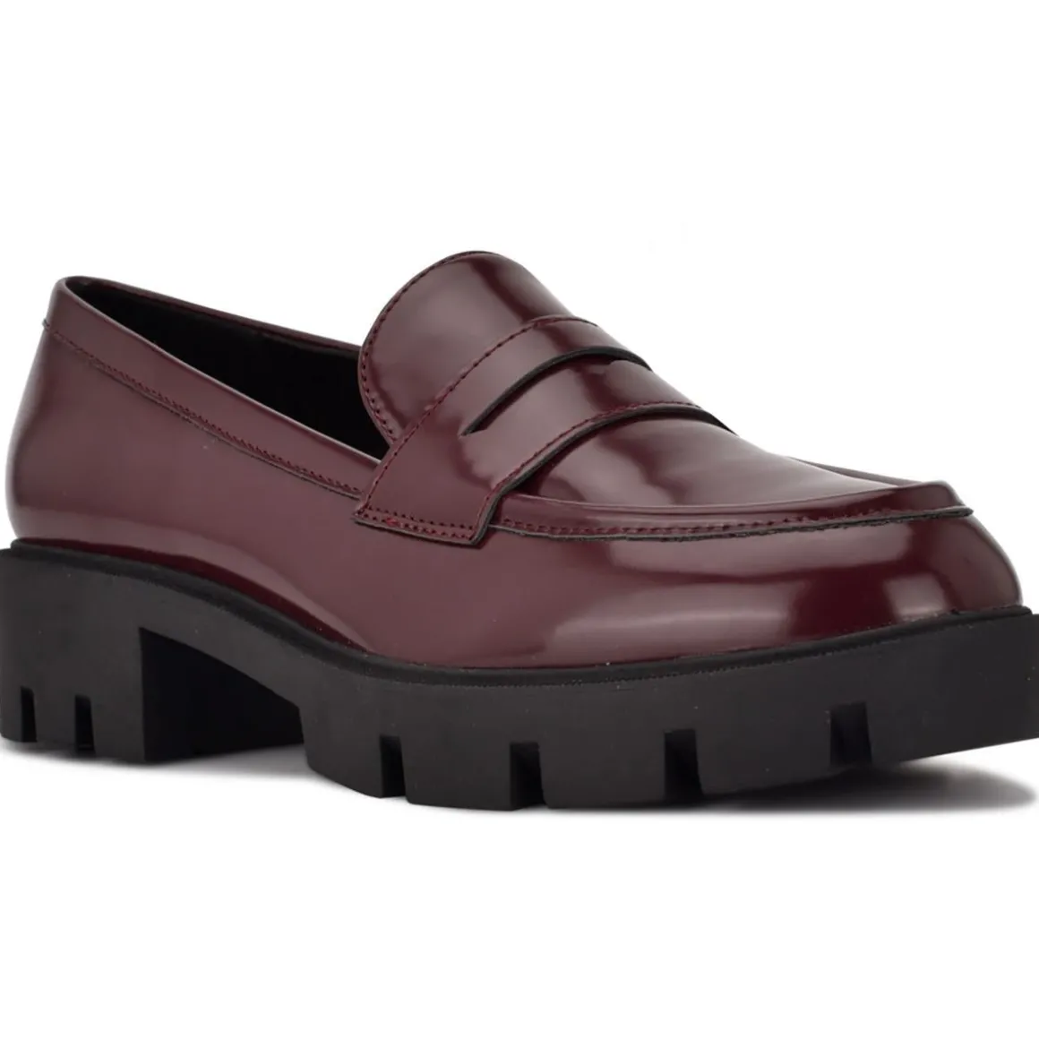 Maibel 3 Faux Leather Patent Loafers