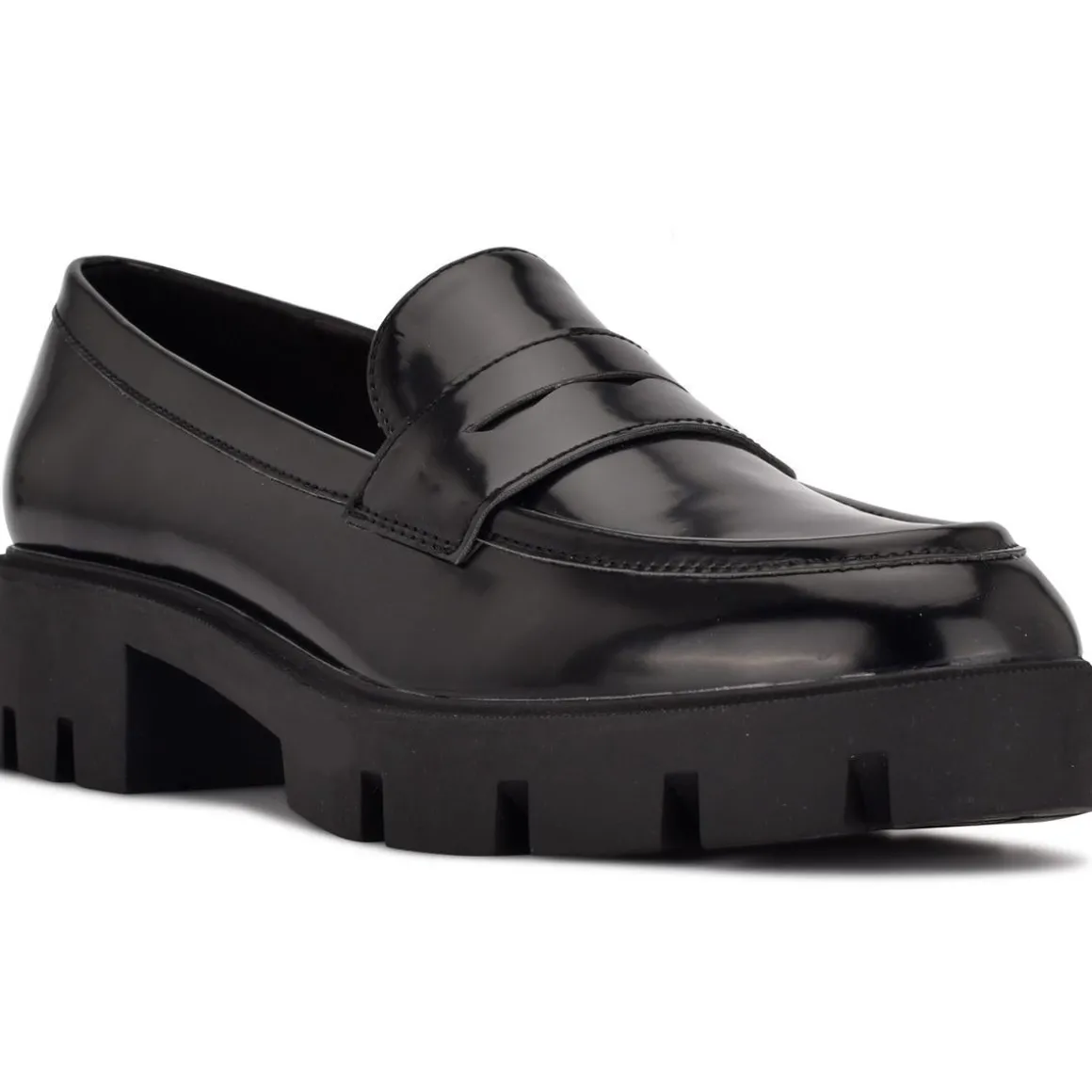Maibel 3 Faux Leather Patent Loafers