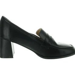MALLEAH Cushioned Footbed Faux Leather Loafers