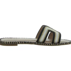 Mansi Slip On Cut-Out Slide Sandals