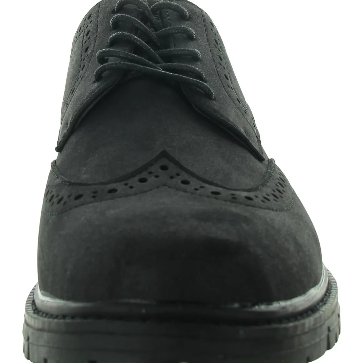 Manti Faux Leather Wing Tip Oxfords