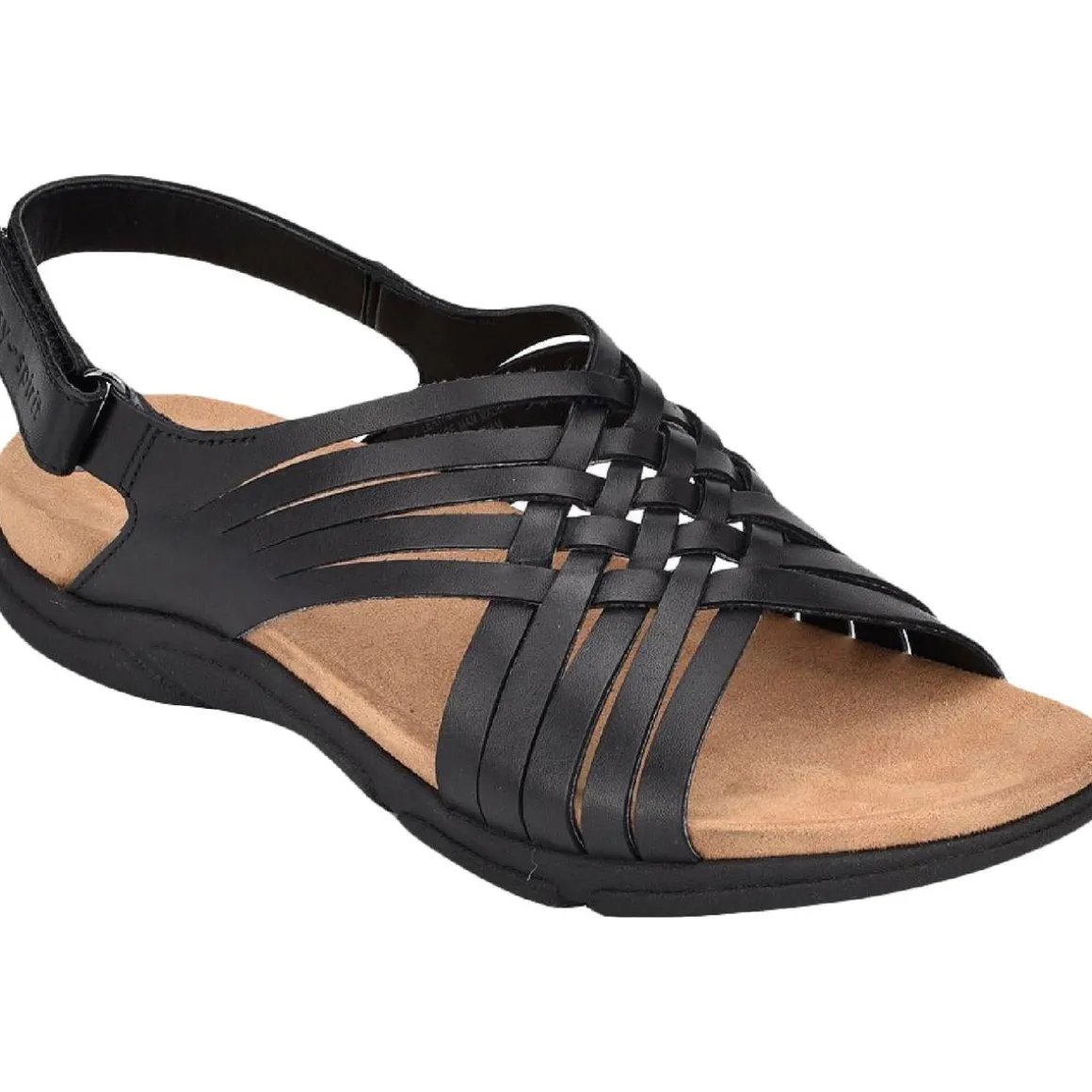 Mar Leather Slingback Flat Sandals