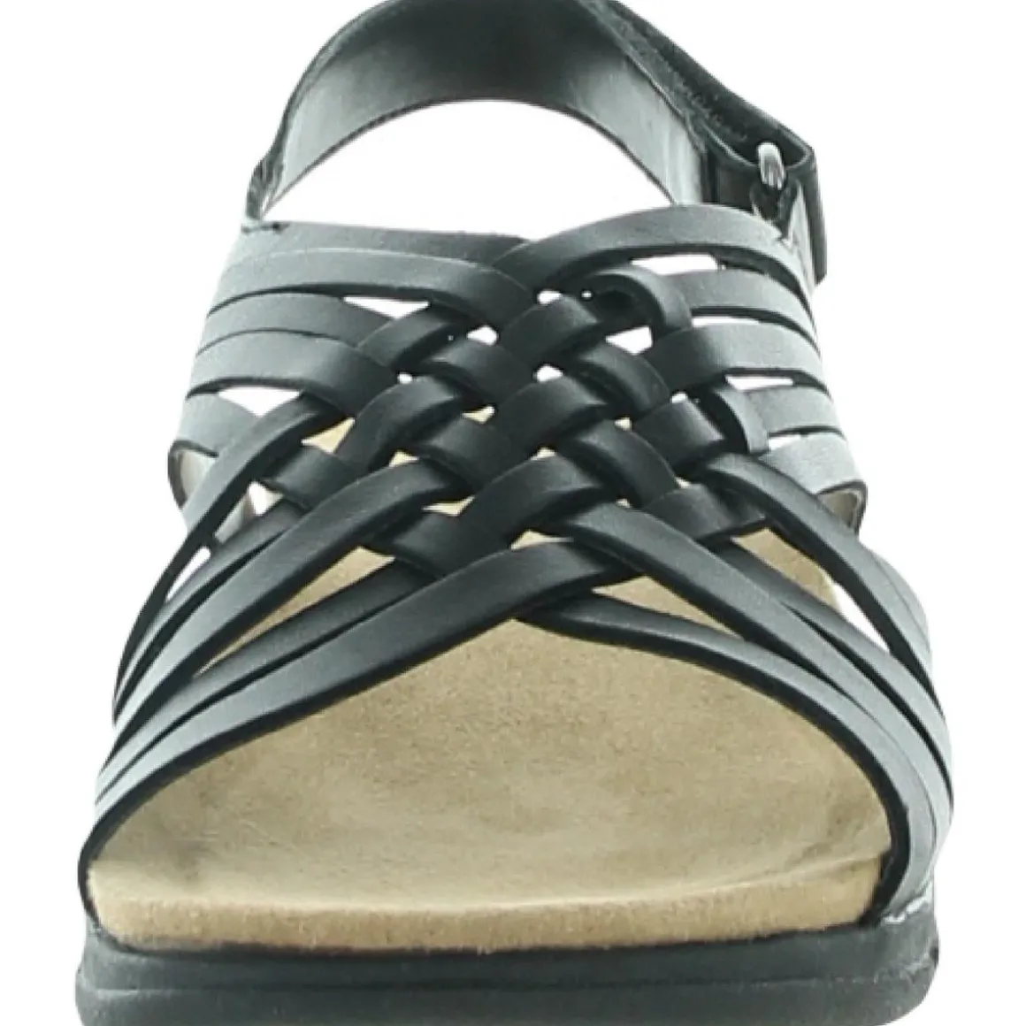 Mar Leather Slingback Flat Sandals