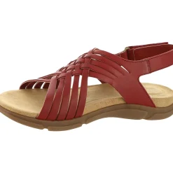 Mar Leather Slingback Flat Sandals