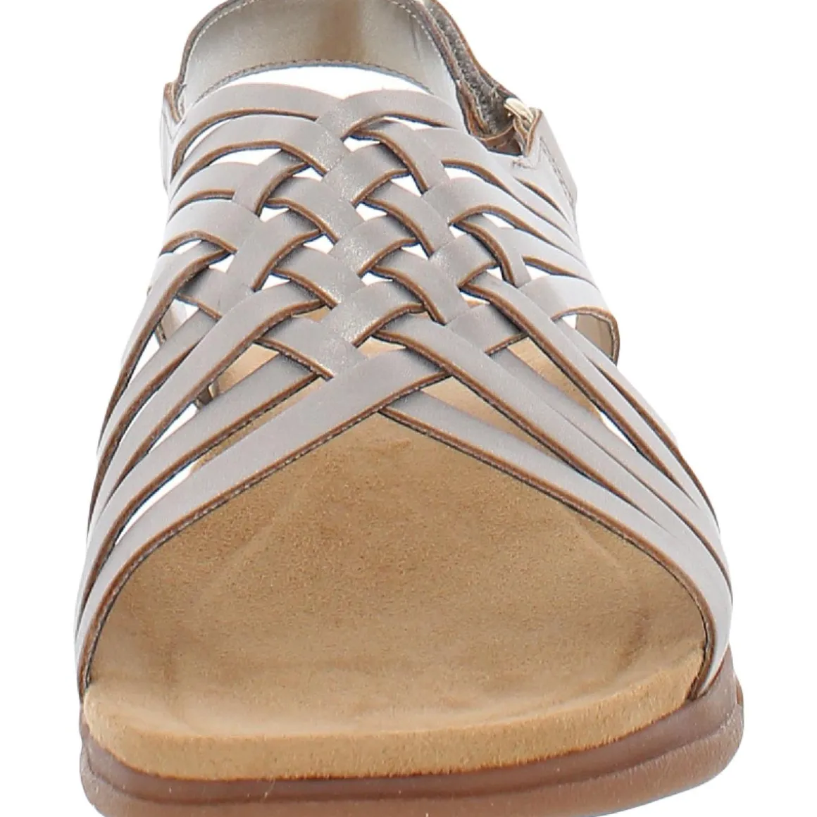 Mar Leather Slingback Flat Sandals