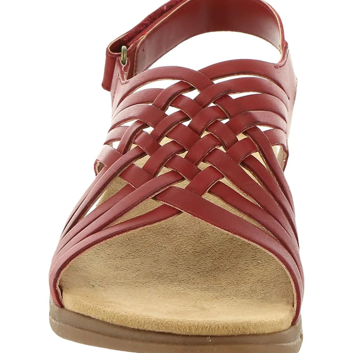 Mar Leather Slingback Flat Sandals