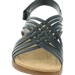 Mar Leather Slingback Flat Sandals