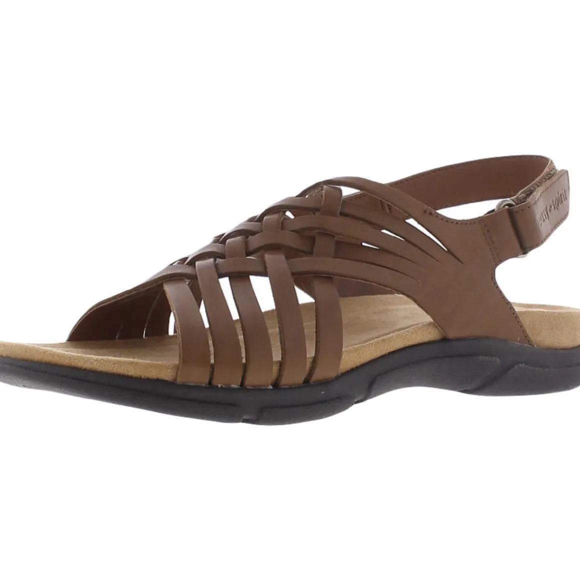 Mar Leather Slingback Flat Sandals