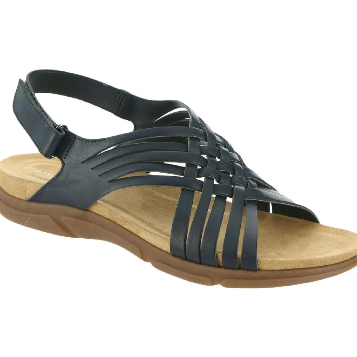 Mar Leather Slingback Flat Sandals