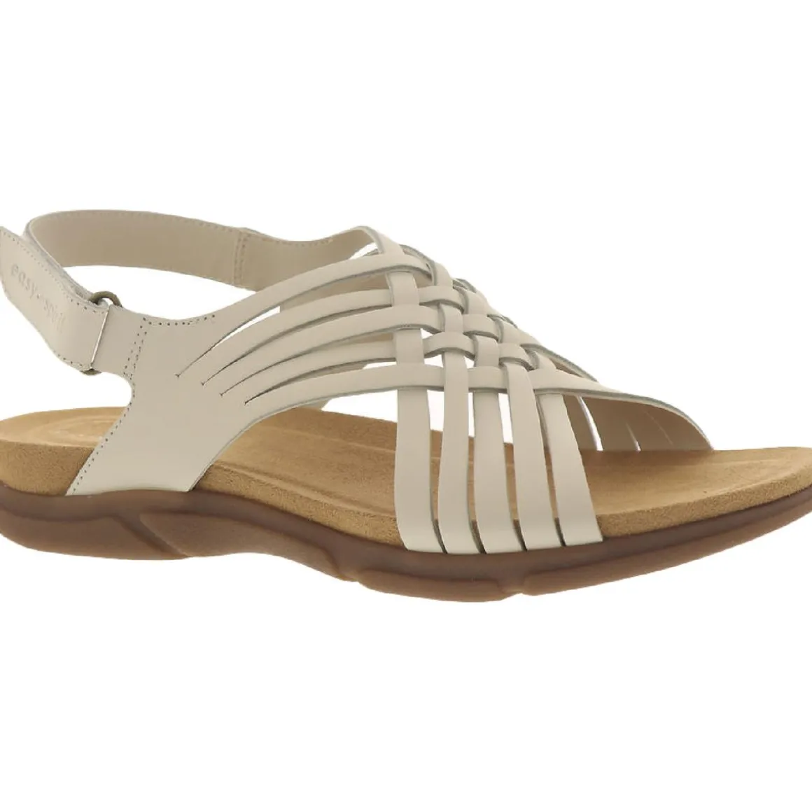 Mar Leather Slingback Flat Sandals